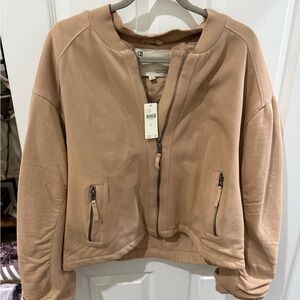 Anthropologie Pilot XL casual zip up jacket NWT